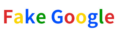 Fake Google logo